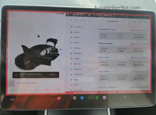 5YJ3E1EB2JF099289 2018 TESLA MODEL Черный 