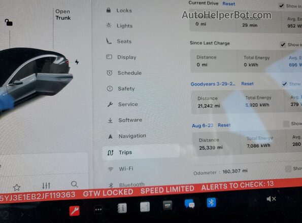 5YJ3E1EB2JF119363 2018 TESLA MODEL Charcoal 