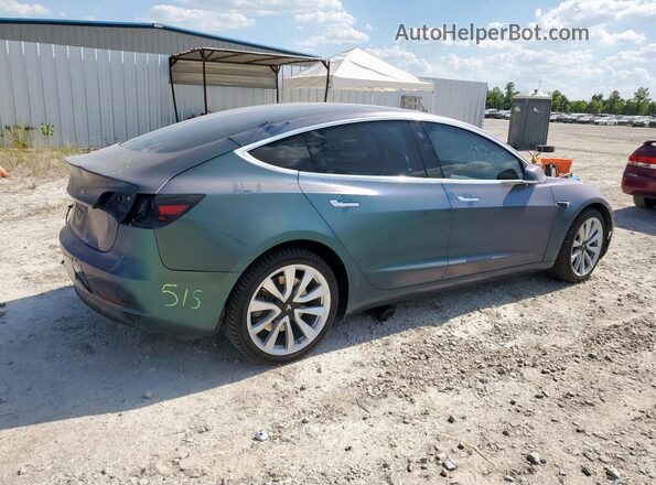 5YJ3E1EB3JF112082 2018 TESLA MODEL Blue 