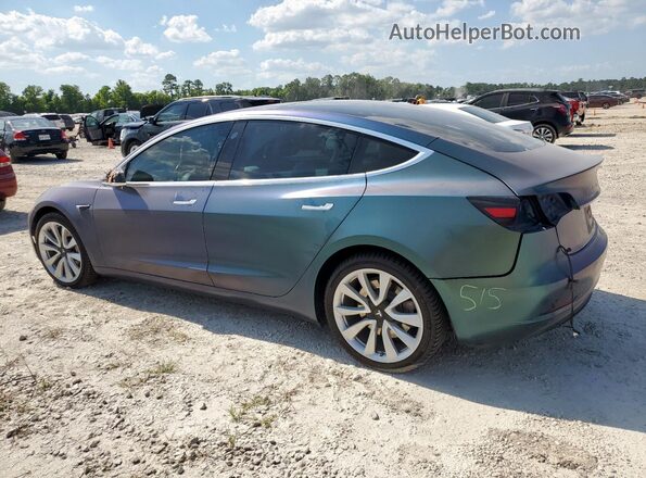 5YJ3E1EB3JF112082 2018 TESLA MODEL Blue 