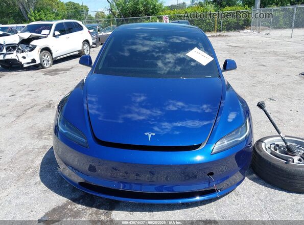 5YJ3E1EB4RF799570 2024 TESLA MODEL 3 Blue 