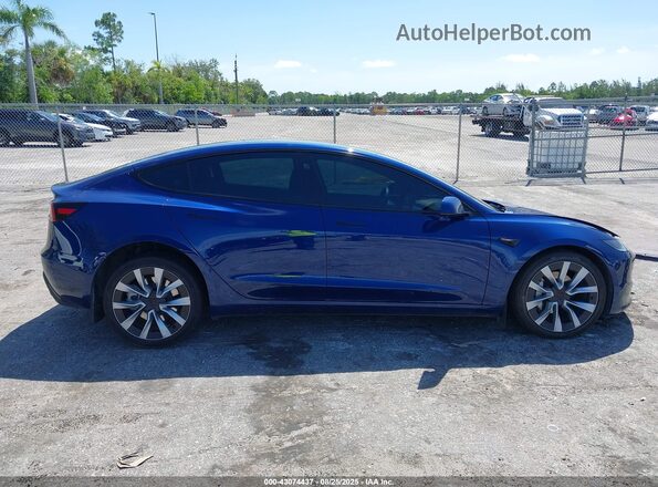 5YJ3E1EB4RF799570 2024 TESLA MODEL 3 Blue 