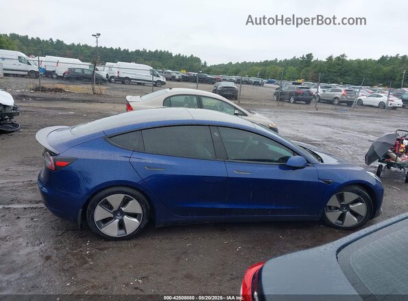 5YJ3E1EB5MF981321 2021 TESLA MODEL 3 Синий 