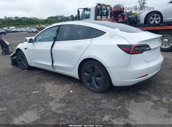 5YJ3E1EB7JF115583 2018 TESLA MODEL 3 White უკანა მარცხენა