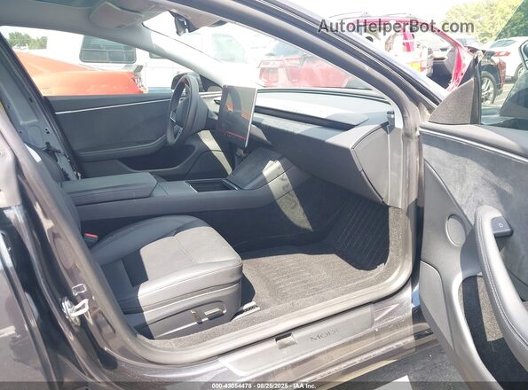 5YJ3E1EB7RF809900 2024 TESLA MODEL 3 Серый Вид салона спереди