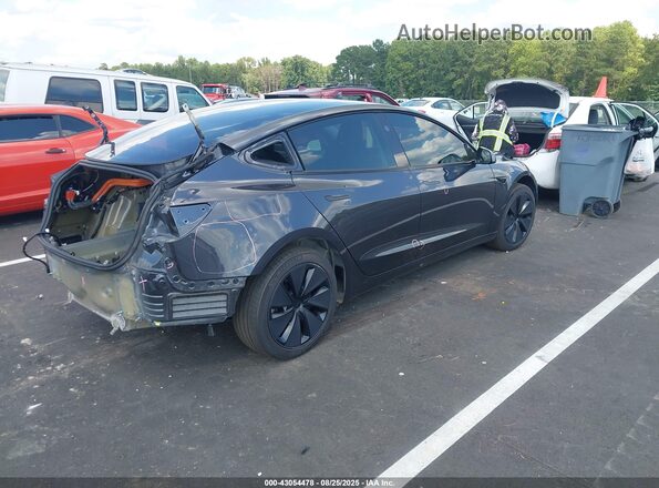 5YJ3E1EB7RF809900 2024 TESLA MODEL 3 Серый Задняя правая четверть