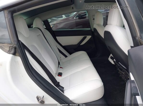 5YJ3E1EB8MF852828 2021 TESLA MODEL 3 White VIN կոդի պիտակի տեսք