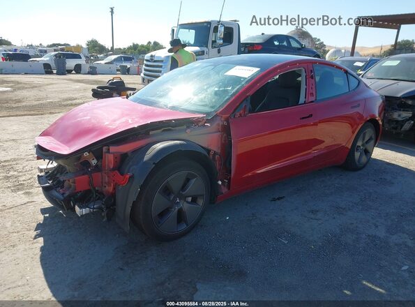 5YJ3E1EB8MF998985 2021 TESLA MODEL 3 Red 