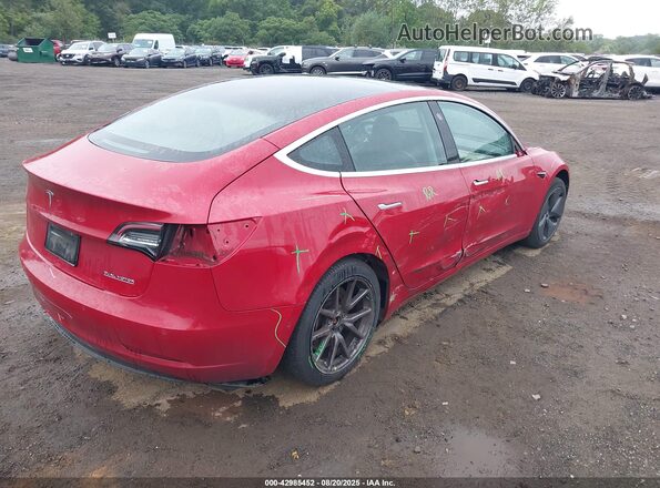 5YJ3E1EC3LF586416 2020 TESLA MODEL 3 Red Widok z przodu