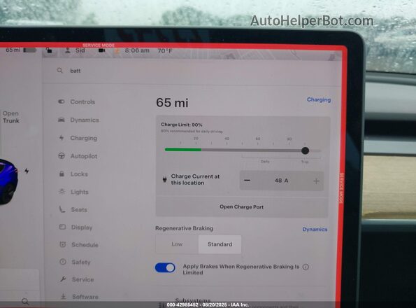 5YJ3E1EC3LF586416 2020 TESLA MODEL 3 Red 