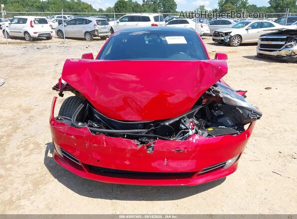 5YJSA1E24MF423659 2021 TESLA MODEL S Red 