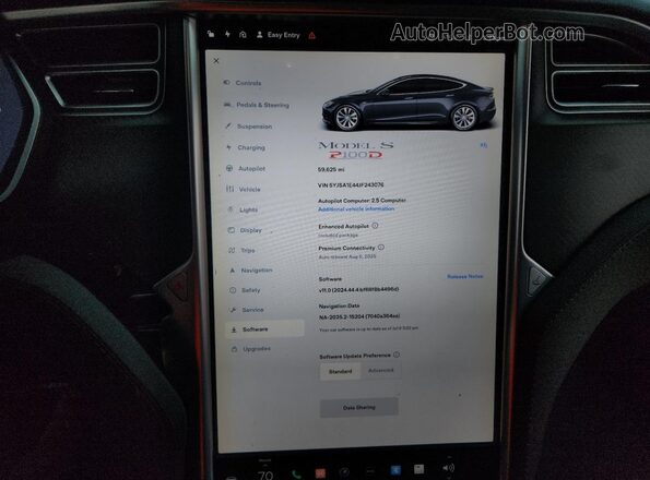 5YJSA1E44JF243076 2018 TESLA MODEL Gray 