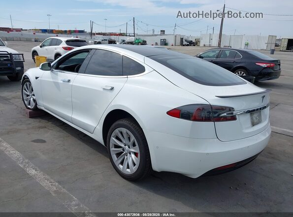 5YJSA1E44LF364385 2020 TESLA MODEL S Белый Задняя левая четверть