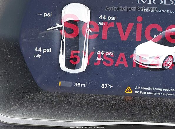 5YJSA1E44LF364385 2020 TESLA MODEL S Белый 