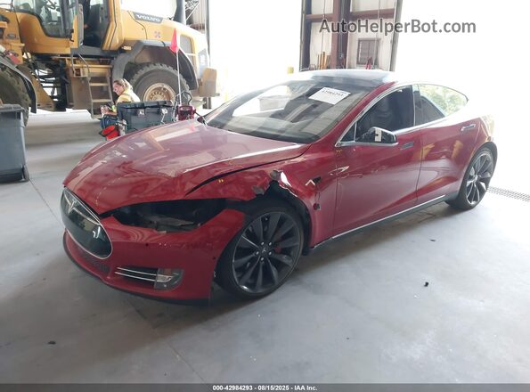 5YJSA1E47GF132630 2016 TESLA MODEL S Maroon 