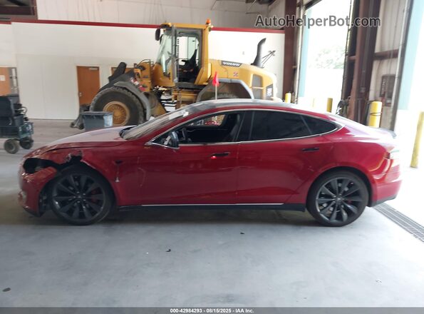 5YJSA1E47GF132630 2016 TESLA MODEL S Maroon 