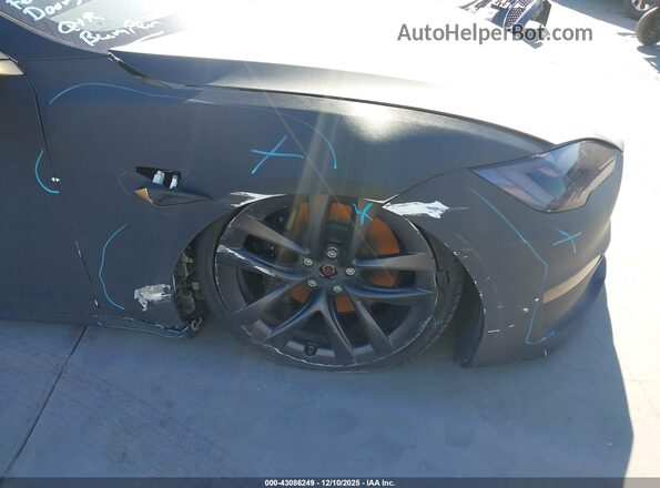 5YJSA1E56NF471420 2022 TESLA MODEL S Black Вид спереду