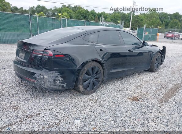 5YJSA1E57RF533266 2024 TESLA MODEL S Black Задня права чверть