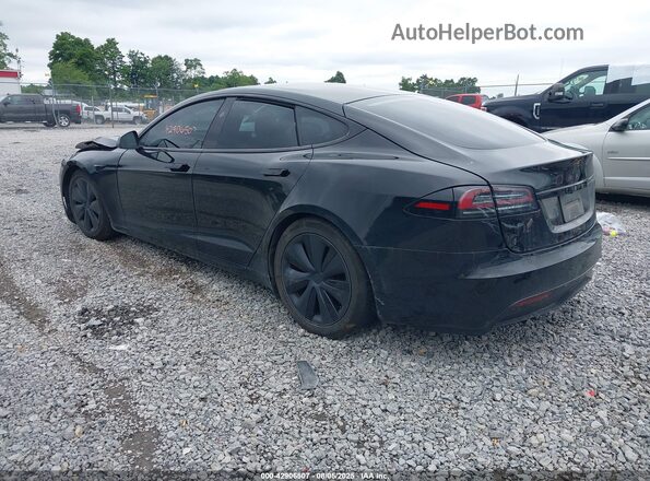 5YJSA1E57RF533266 2024 TESLA MODEL S Black Задня ліва чверть