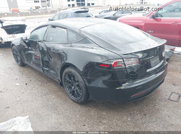5YJSA1E60NF484124 2022 TESLA MODEL S Black Հետևի ձախ
