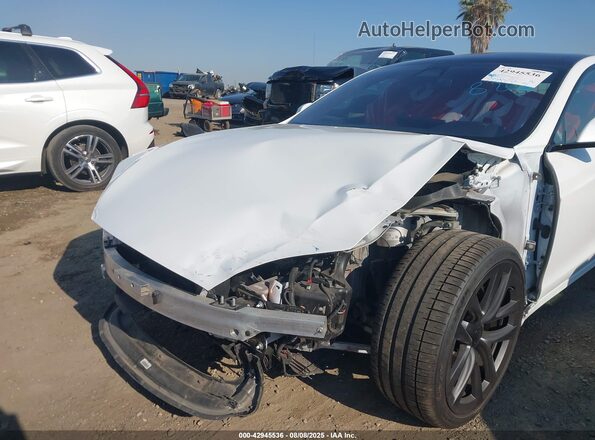 5YJSA1E68NF479110 2022 TESLA MODEL S White Вид спереду