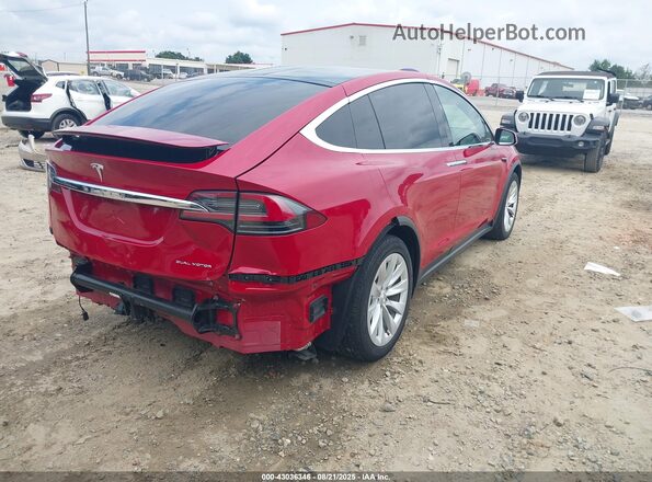 5YJXCBE2XMF324463 2021 TESLA MODEL X Red Հետևի աջ