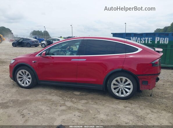 5YJXCBE2XMF324463 2021 TESLA MODEL X Red 