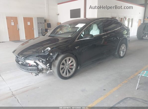 5YJXCBE42GF005144 2016 TESLA MODEL X Black Przód lewy