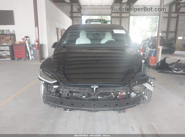 5YJXCBE42GF005144 2016 TESLA MODEL X Black Widok wnętrza z tyłu