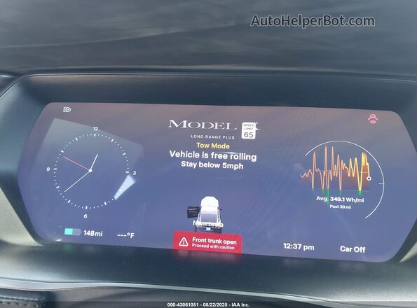 5YJXCDE23LF249504 2020 TESLA MODEL X Gray 