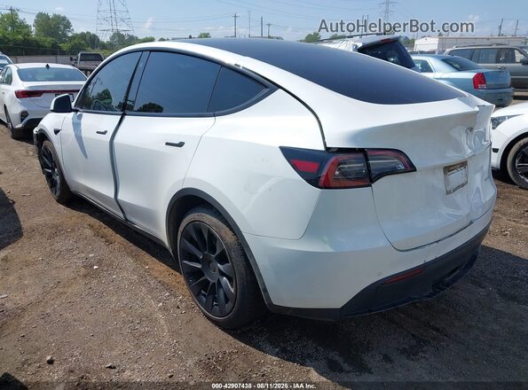 5YJYGAEE6MF192136 2021 TESLA MODEL Y White Задня ліва чверть
