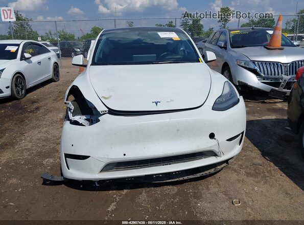 5YJYGAEE6MF192136 2021 TESLA MODEL Y White Вид задньої частини салону