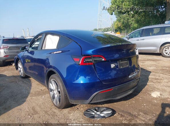5YJYGDED0MF163305 2021 TESLA MODEL Y Blue Rear left