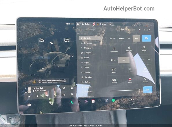 5YJYGDED7MF122895 2021 TESLA MODEL Y Black 