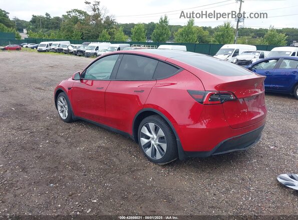 5YJYGDEE2MF070746 2021 TESLA MODEL Y Burgundy Հետևի ձախ