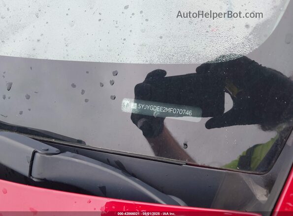 5YJYGDEE2MF070746 2021 TESLA MODEL Y Burgundy Շարժիչի բաժամունքի տեսք