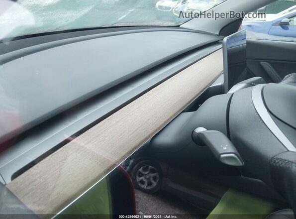 5YJYGDEE2MF070746 2021 TESLA MODEL Y Burgundy Հետևի նստատեղերի տեսք