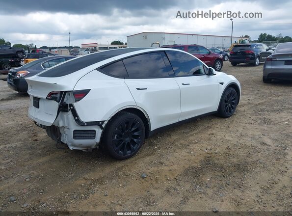 5YJYGDEE9MF080447 2021 TESLA MODEL Y White უკანა მარჯვენა
