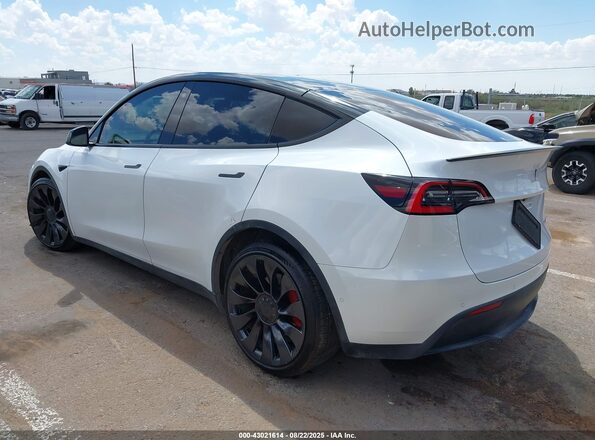 5YJYGDEF5MF124498 2021 TESLA MODEL Y Белый Задняя левая четверть