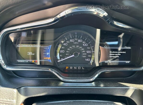 2LMHJ5NK7JBL02473 2018 LINCOLN MKT Black Вид панелі приладів