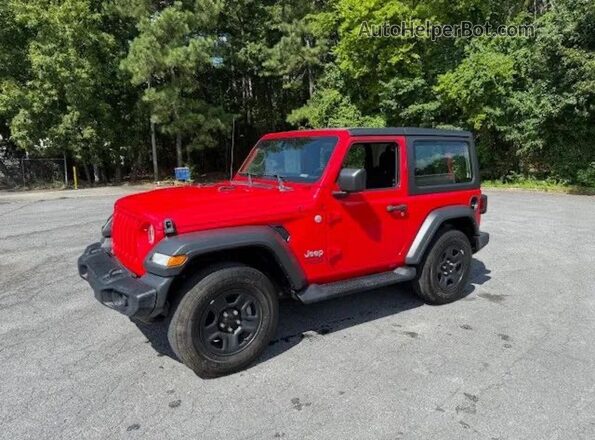 1C4GJXAGXJWXXXXXX 2018 JEEP WRANGLER Красный 