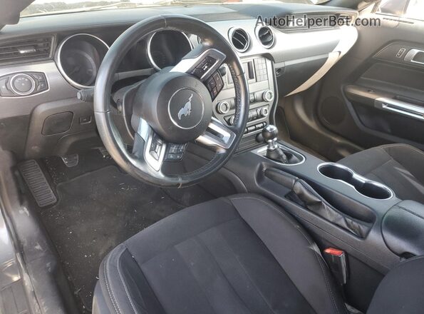 1FA6P8CF2M5156348 2021 FORD MUSTANG Gray Vista del cuadro de instrumentos