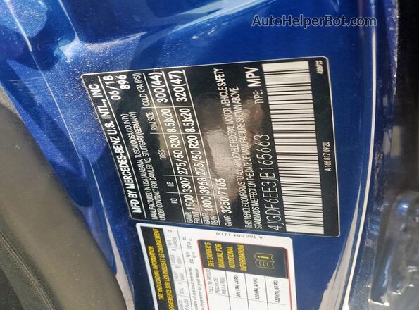 4JGDF6EE3JB165663 2018 MERCEDES-BENZ GLS-CLASS Синий 