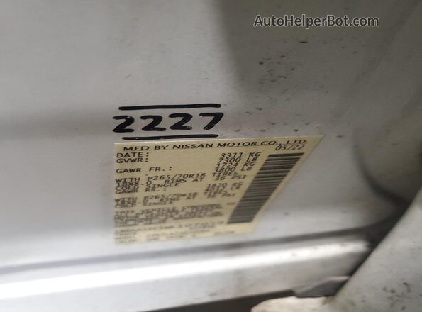 1N6AA1EC5NN107059 2022 NISSAN TITAN White 
