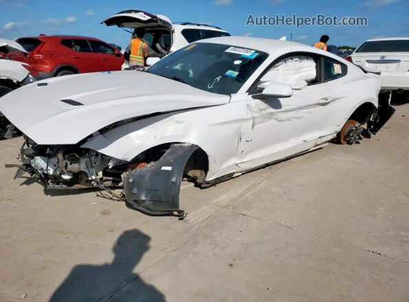 1FA6P8THXM5107027 2021 FORD MUSTANG Белый Задняя левая четверть