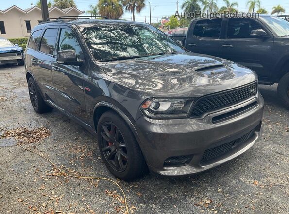 1C4SDJGJXJC231313 2018 DODGE DURANGO Gray 