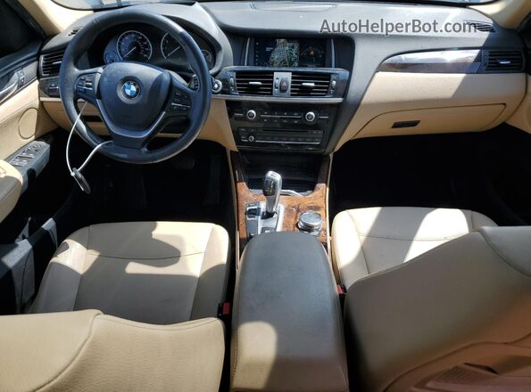 5UXWZ7C50H0V86015 2017 BMW X3 Black Vista del cuadro de instrumentos