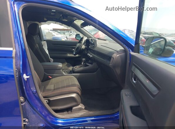 7FARS6H57PE028561 2023 HONDA CR-V HYBRID Blue Widok wnętrza z przodu