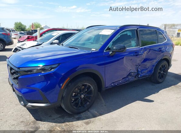 7FARS6H57PE028561 2023 HONDA CR-V HYBRID Blue Przód lewy