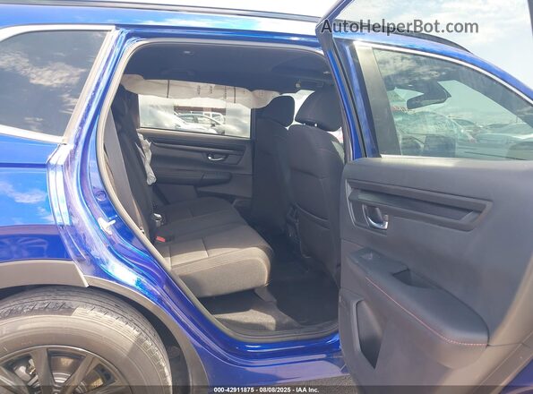 7FARS6H57PE028561 2023 HONDA CR-V HYBRID Blue Widok naklejki z numerem VIN